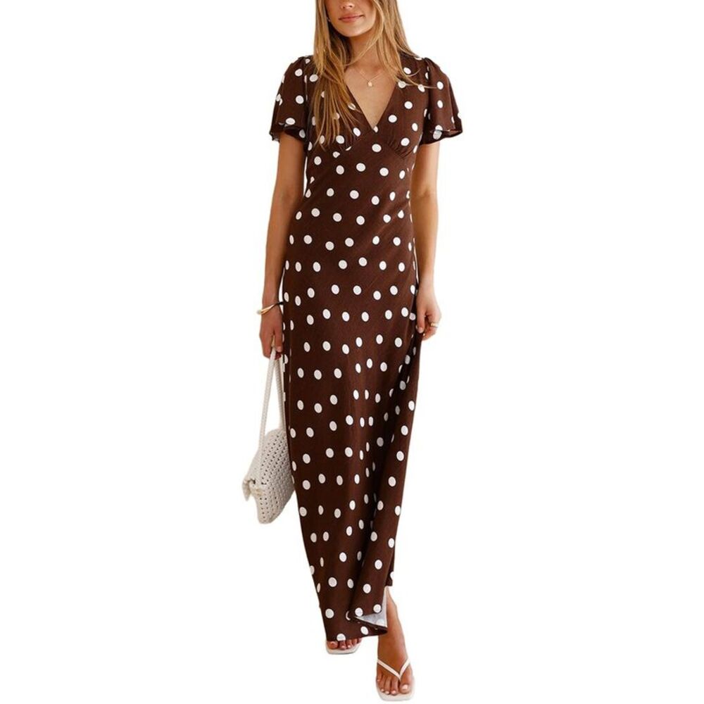 Oloey Womens  Printed Maxi Dress